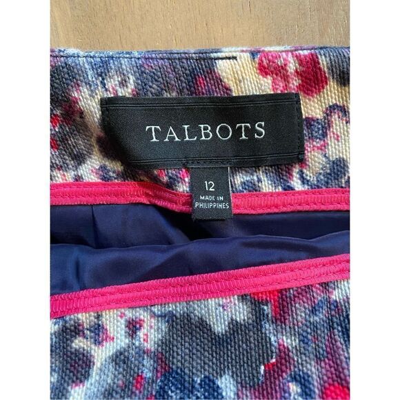 Talbots Floral Print Skirt - Picture 3 of 6